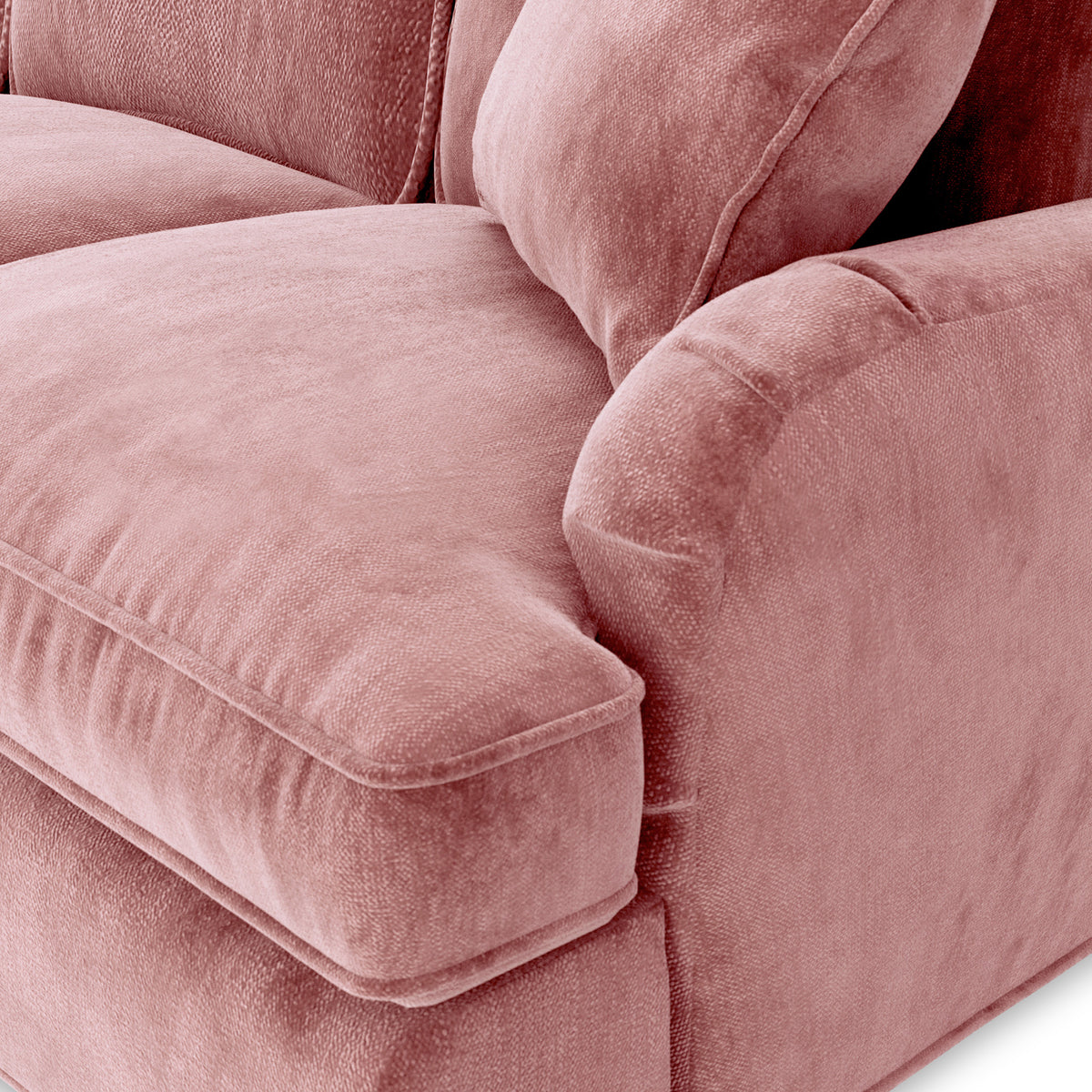 Arthur Plum Pink Corner Sofa from Roseland Furniture