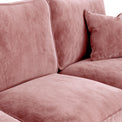 Arthur Blush Pink Large Corner Sofa from Roseland Furniture