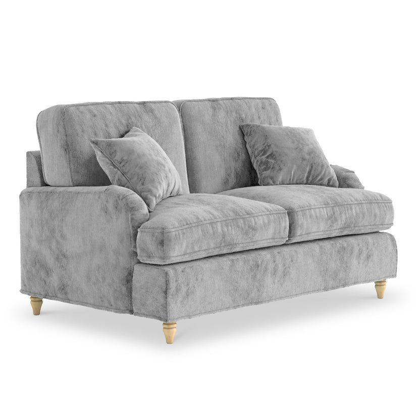 Arthur 2 Seater Sofa 8 Chenille Colours Made in the UK Roseland