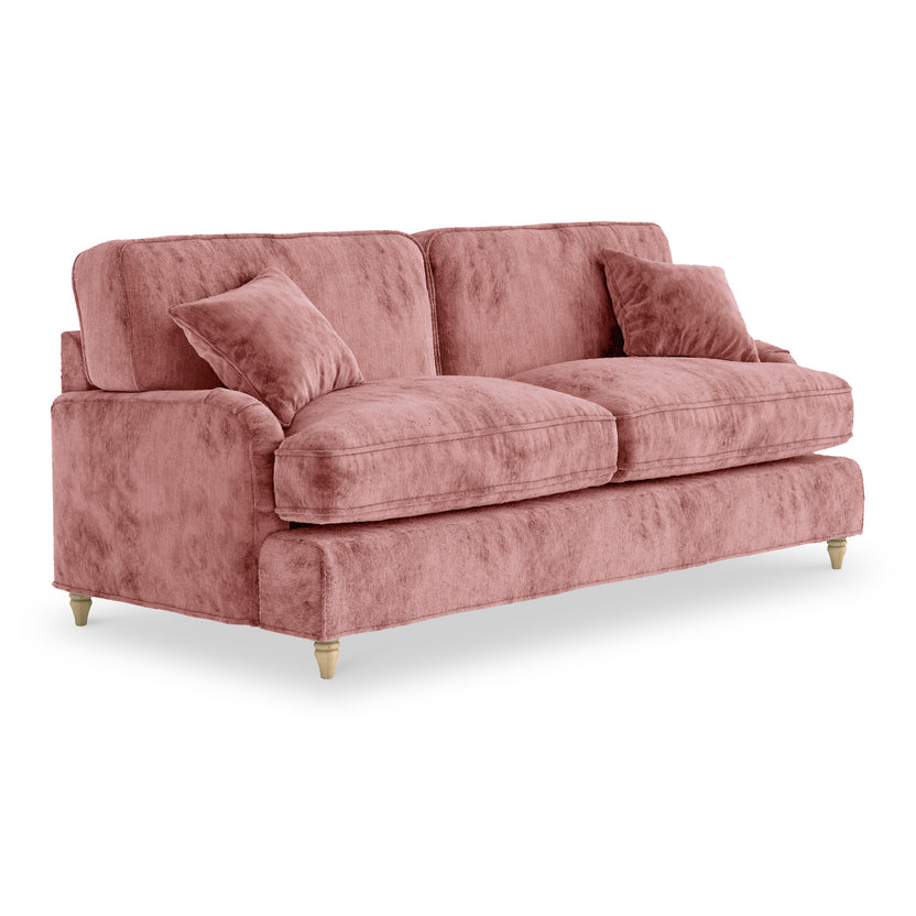 Arthur 4 Seater Sofa 8 Chenille Colours Made in the UK Roseland