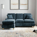 Arthur Navy Blue LH Chaise Sofa from Roseland furniture