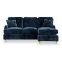 Arthur Navy Blue RH Chaise Sofa from Roseland furniture