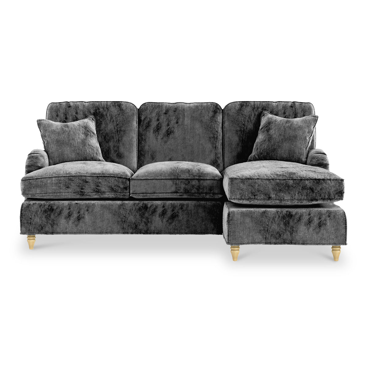 Arthur Charcoal RH Chaise Sofa from Roseland Furniture
