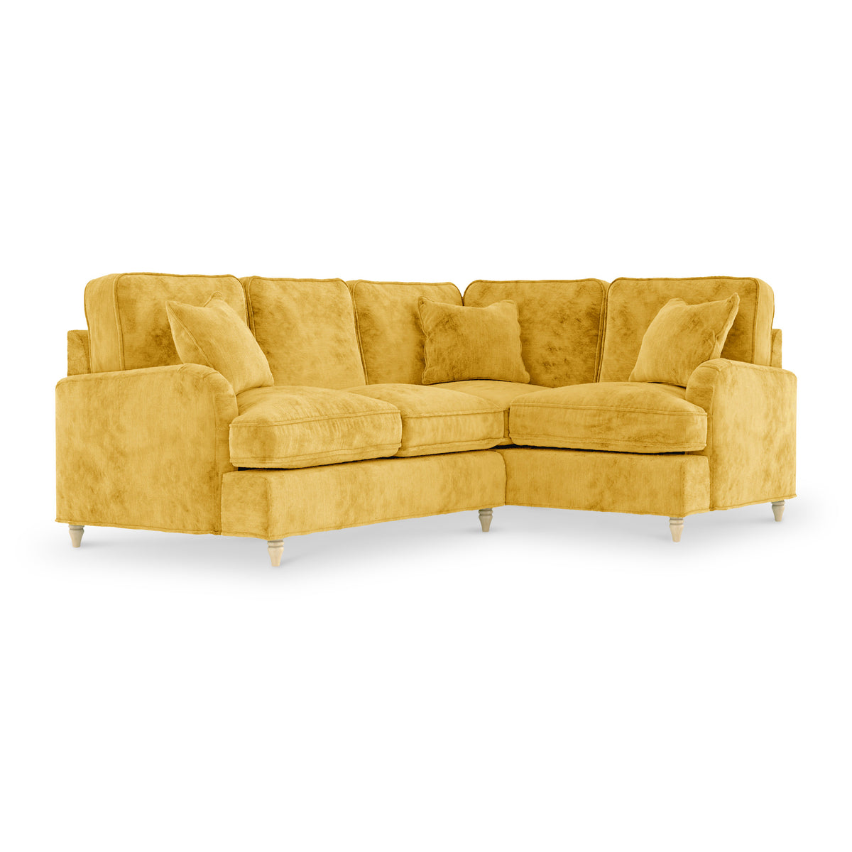 Arthur Gold RH Corner Sofa from Roseland Furniture