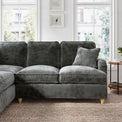 Arthur Charcoal Corner Sofa from Roseland Furniture