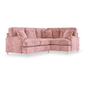 Arthur Blush Pink RH Corner Sofa from Roseland Furniture