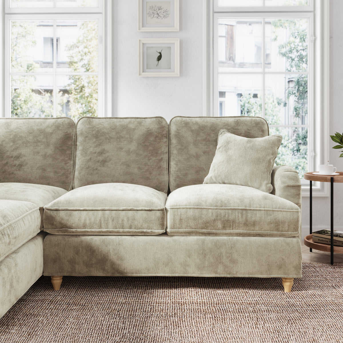 Arthur Mink Corner Sofa from Roseland Furniture