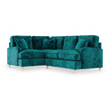 Arthur Emerald Green LH Corner Sofa from roseland furniture