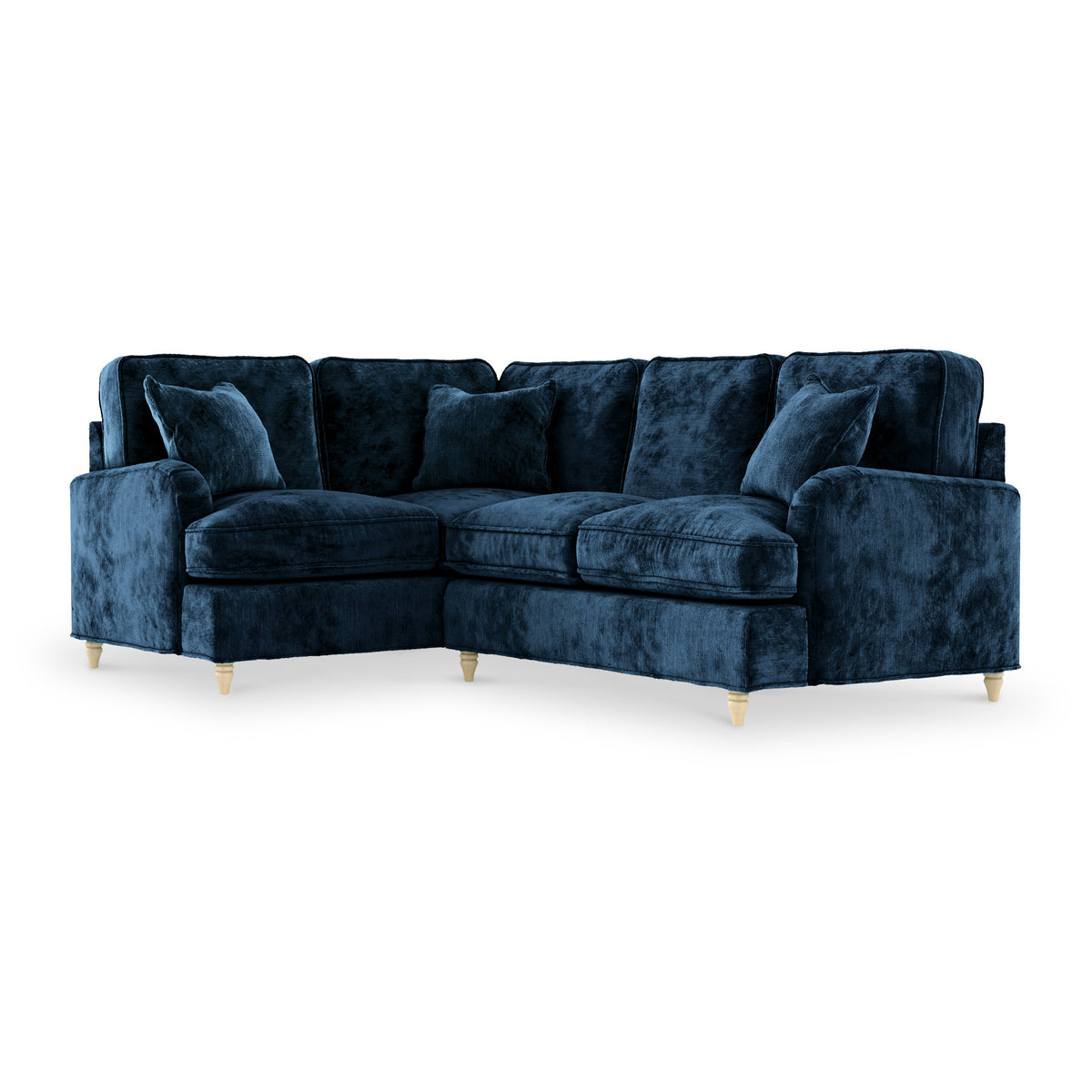 Arthur Navy LH Corner Sofa from Roseland furniture