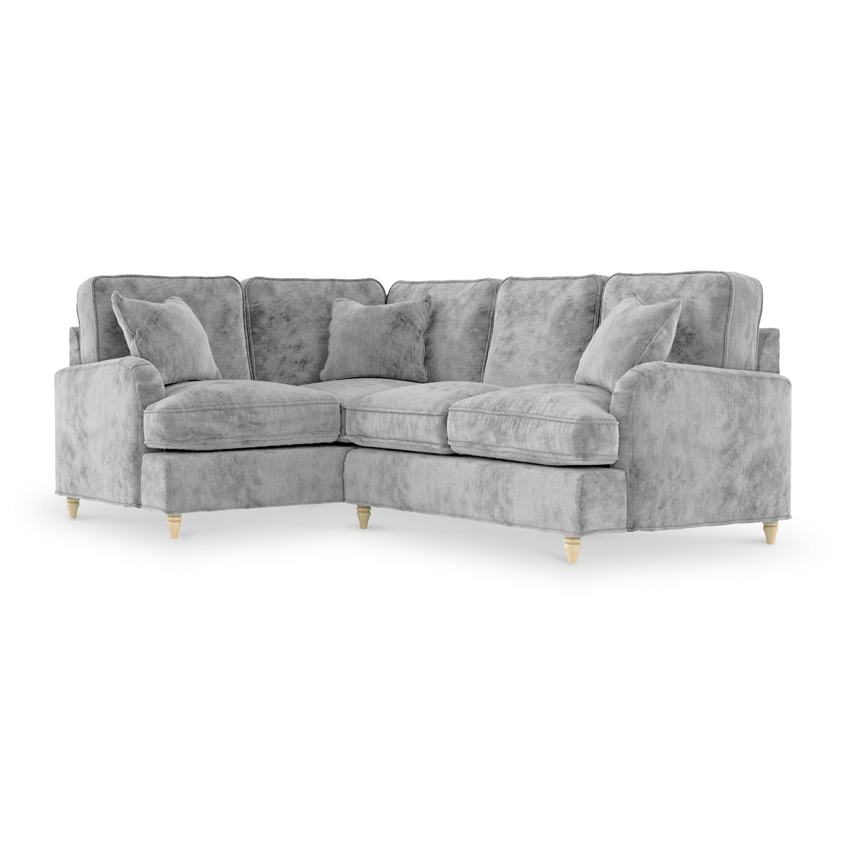Arthur Ice Grey LH Corner Sofa from Roseland Furniture