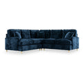 Arthur Navy Blue Large Corner Sofa from Roseland Furniture