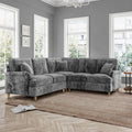Arthur Charcoal Large Corner Sofa from Roseland Furniture
