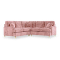 Arthur Blush Pink Large Corner Sofa from Roseland Furniture