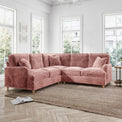 Arthur Blush Pink Large Corner Sofa from Roseland Furniture