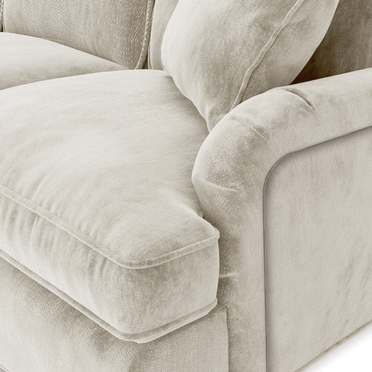 Arthur Mink 4 Seater Sofa from Roseland Furniture