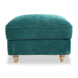 Alfie Storage Footstool Emerald from Roseland Furniture