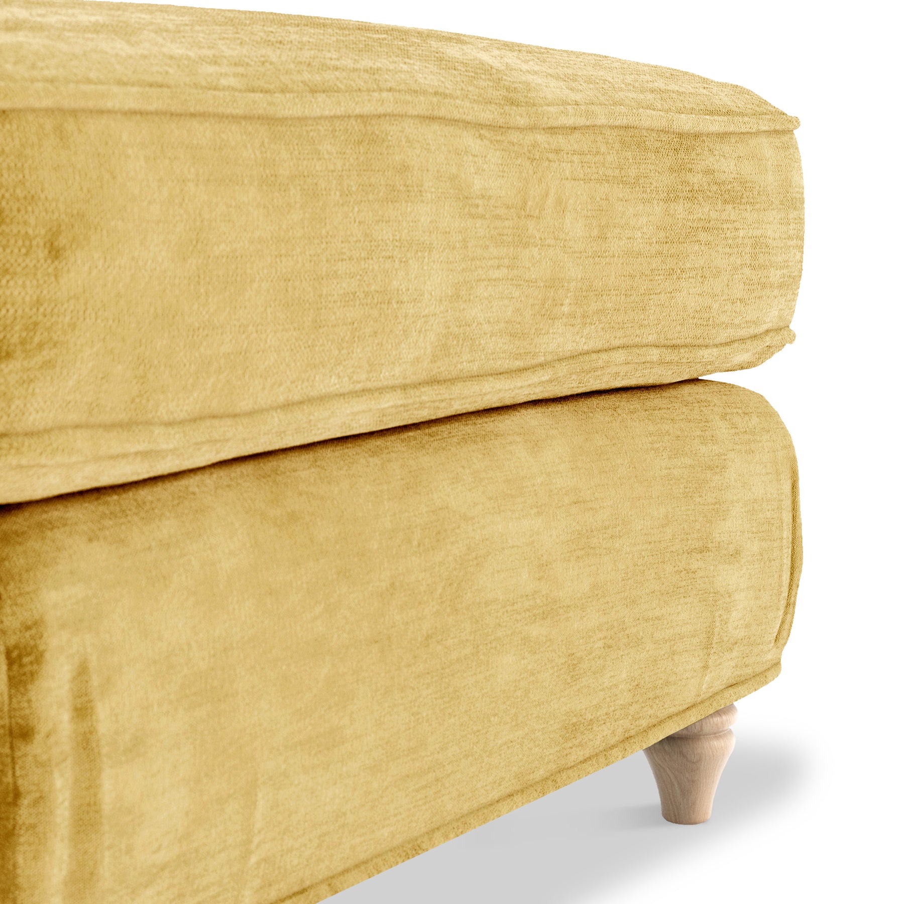 Alfie and Arthur Gold Universal Footstool from Roseland Furniture