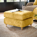 Alfie and Arthur Gold Universal Footstool from Roseland Furniture