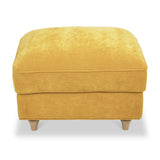Alfie Storage Footstool Gold from Roseland Furniture