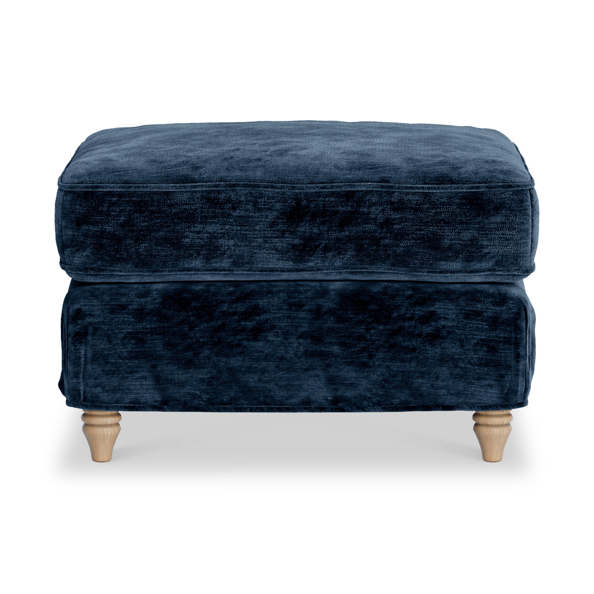 Alfie and Arthur Navy Universal Footstool from Roseland Furniture