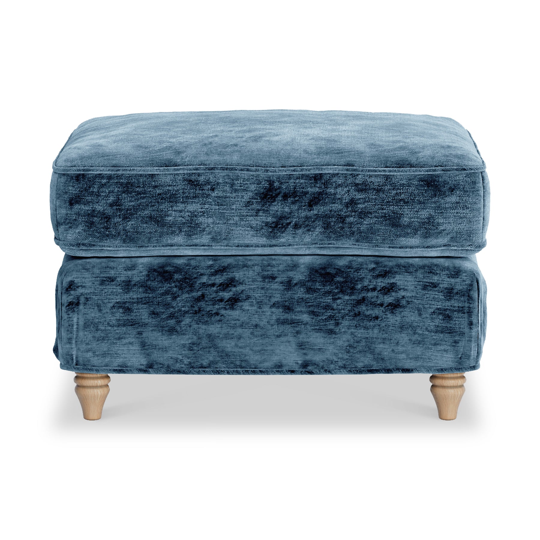 Alfie and Arthur Navy Universal Footstool from Roseland Furniture