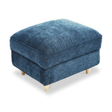 Alfie Storage Footstool Navy from Roseland Furniture