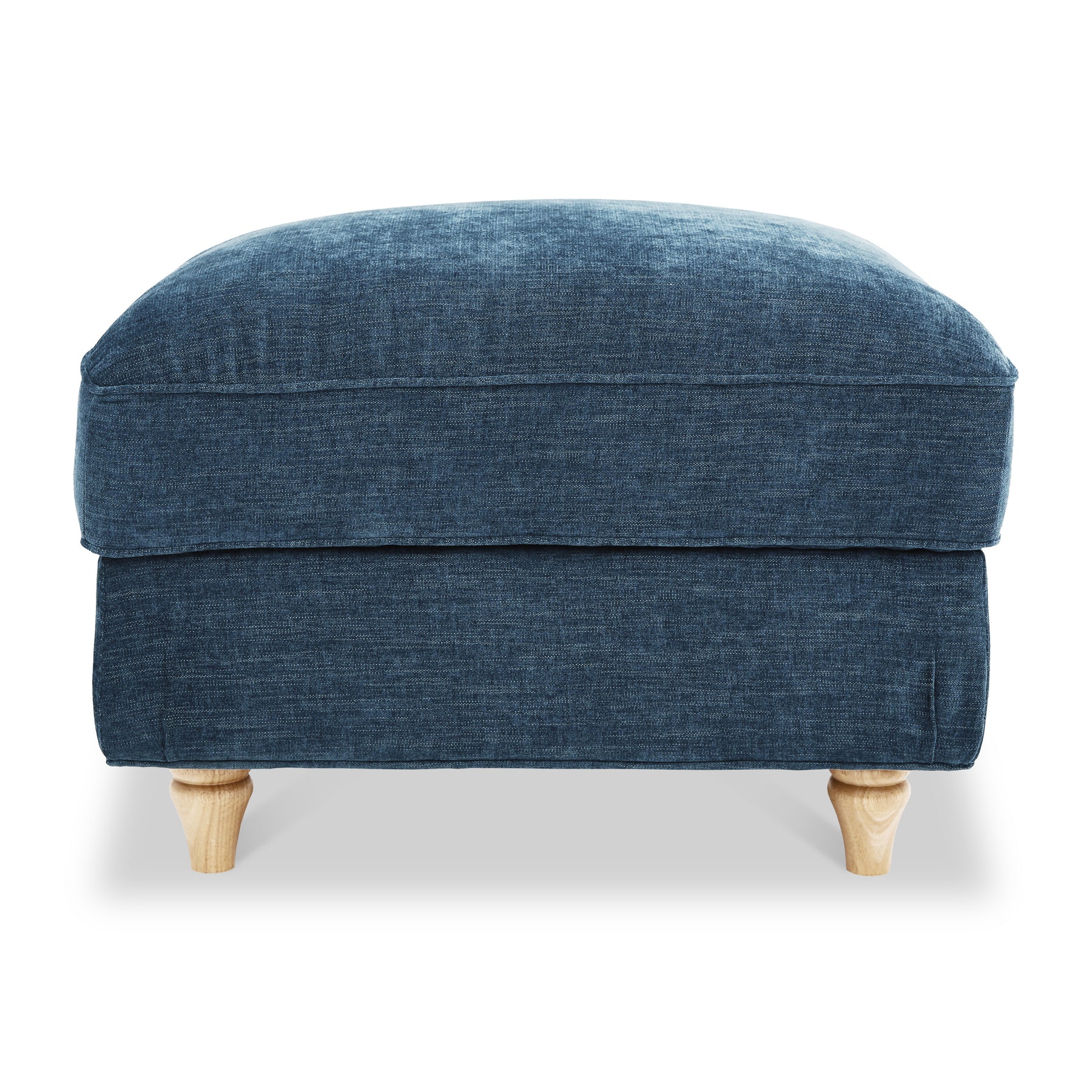 Alfie Storage Footstool Navy from Roseland Furniture