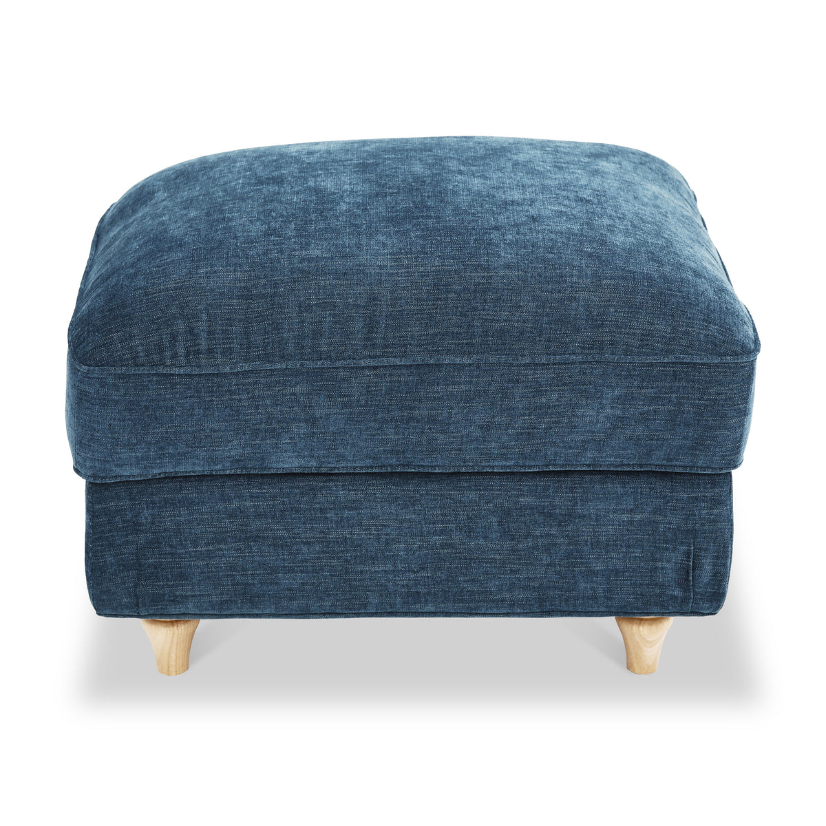 Alfie Storage Footstool Navy from Roseland Furniture