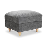 Alfie Storage Footstool Charcoal from Roseland Furniture