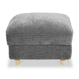 Alfie Storage Footstool Charcoal from Roseland Furniture