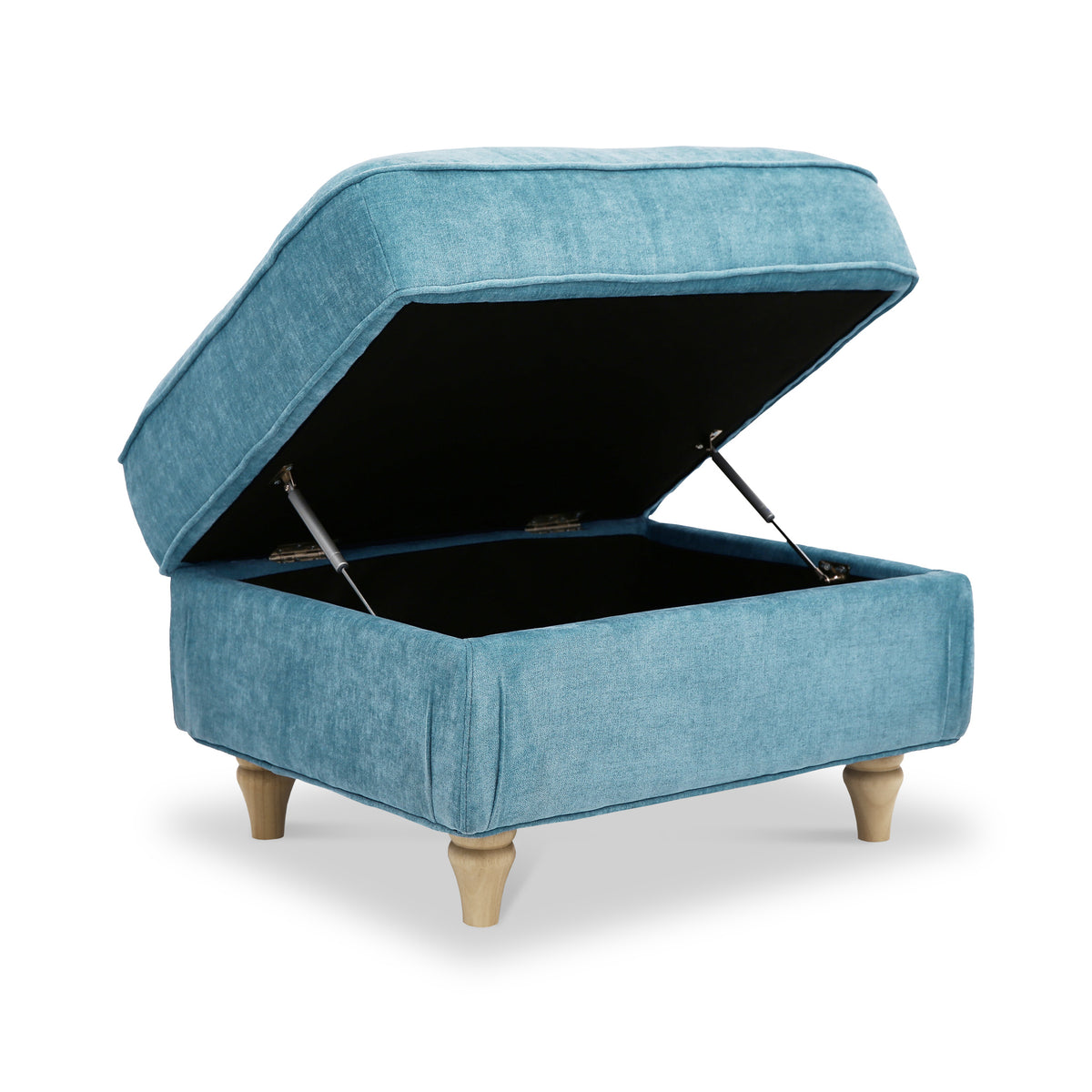 Alfie Storage Footstool Lagoon from Roseland Furniture