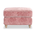 Alfie and Arthur Blush Pink Universal Footstool from Roseland Furniture