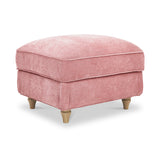 Alfie Storage Footstool Blush from Roseland Furniture