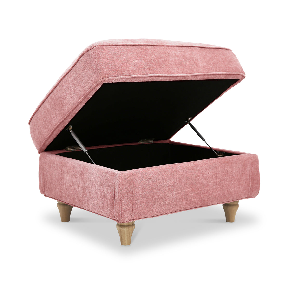 Alfie Storage Footstool Blush from Roseland Furniture