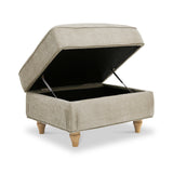 Alfie Storage Footstool Mink from Roseland Furniture