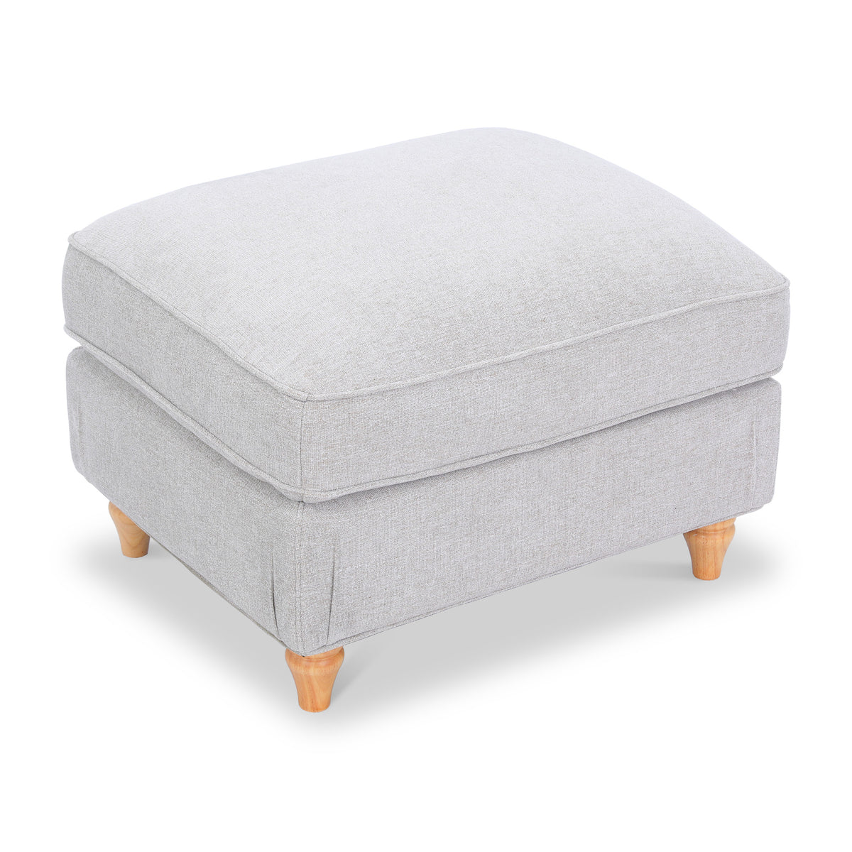 Alfie Footstool Natural from Roseland Furniture