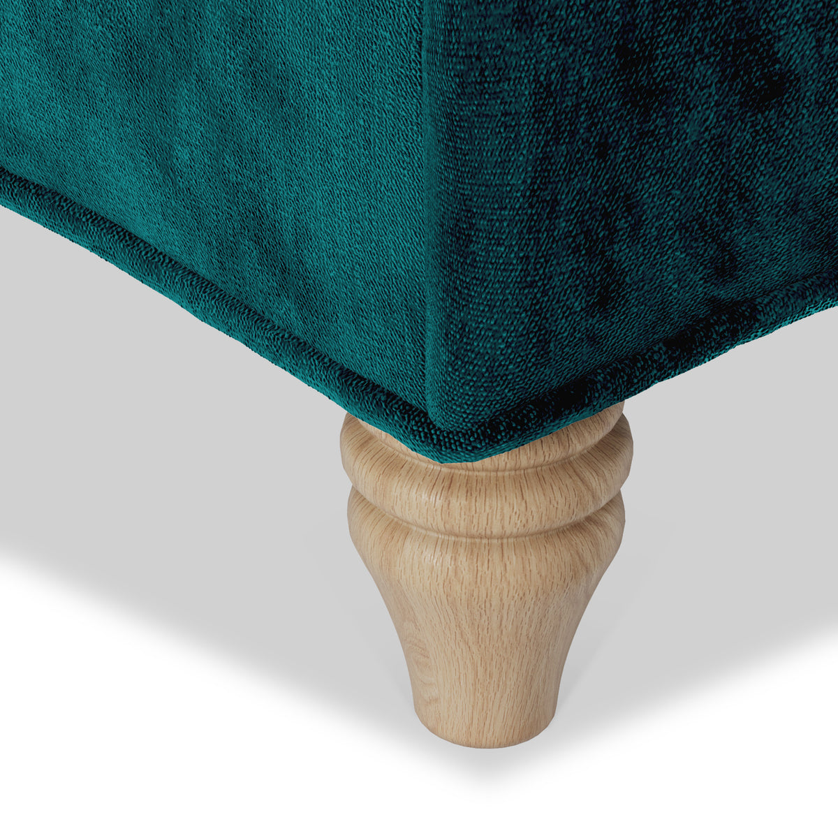 Alfie Chaise Sofa in Emerald by Roseland Furniture