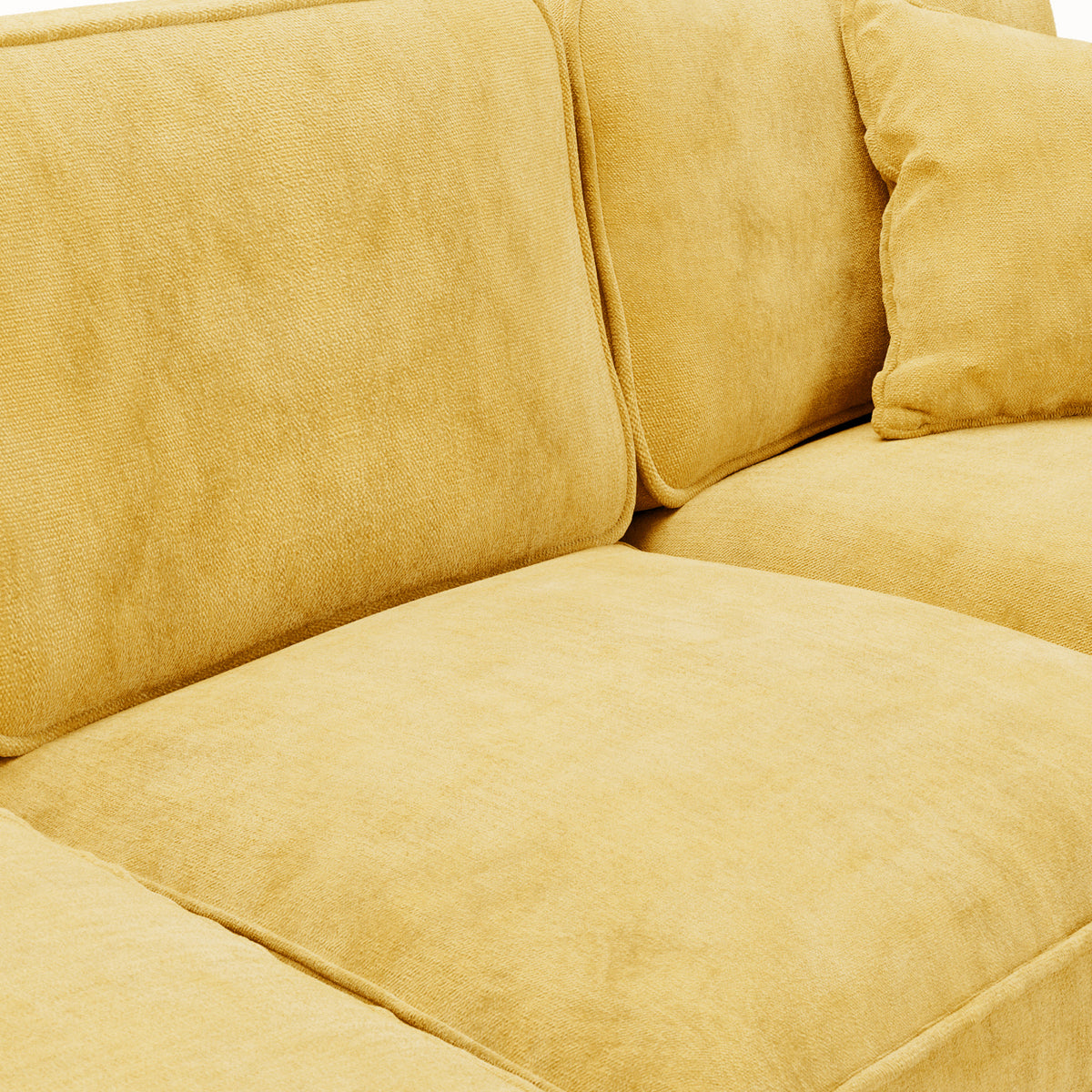 Alfie Gold Corner Sofa from Roseland Furniture