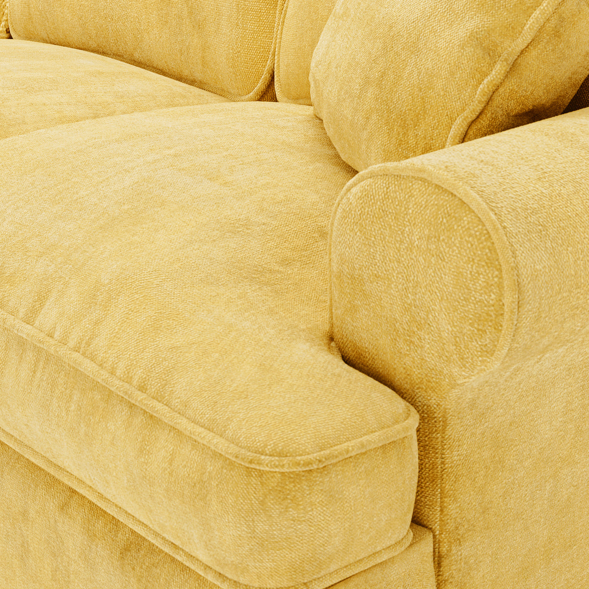 Alfie Gold 3 Seater Sofa from Roseland Furniture