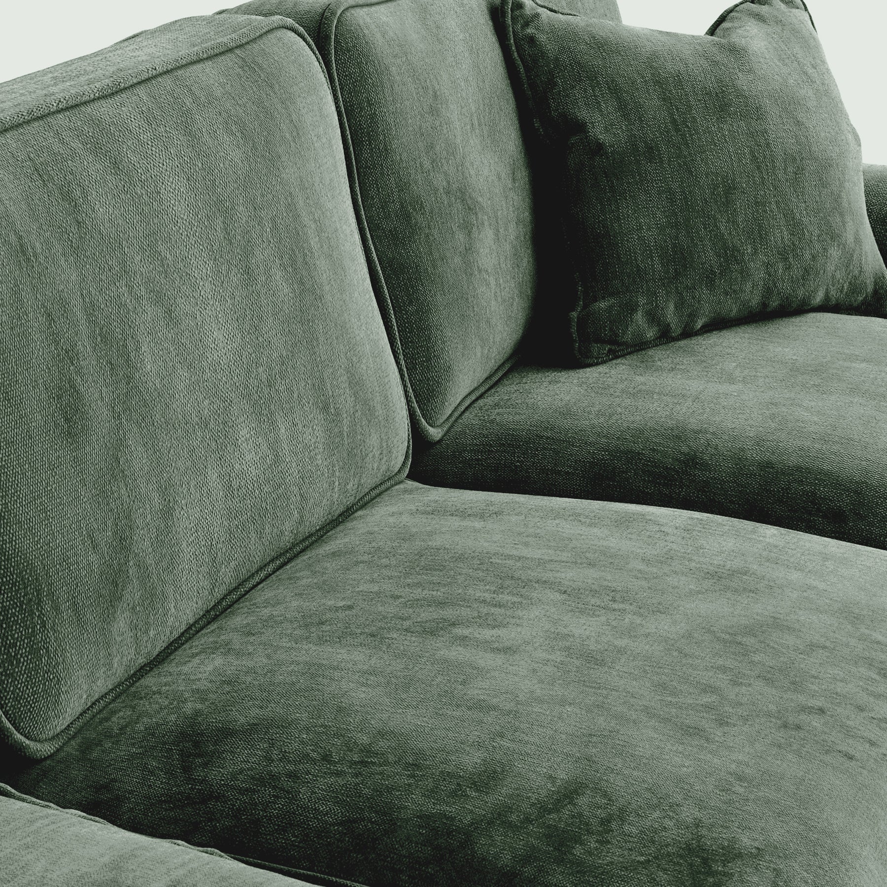 Alfie Moss Green 3 Seater Sofa from Roseland Furniture