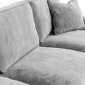Alfie Ice Grey Large Corner Sofa from Roseland Furniture