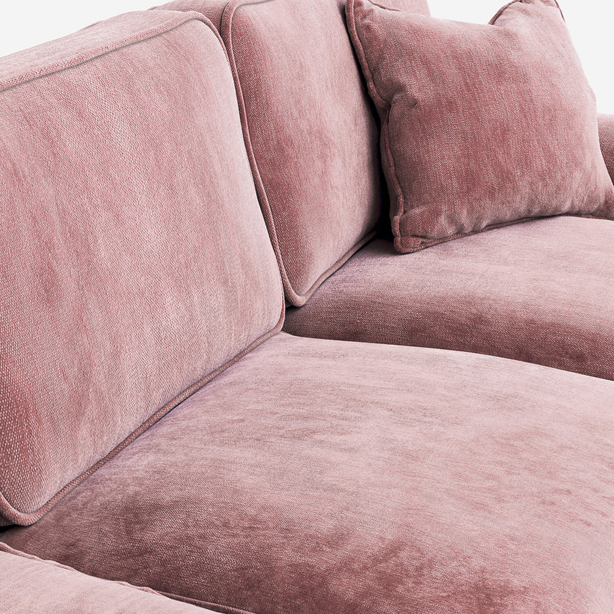Alfie Blush Pink 2 Seater Sofa from Roseland Furniture