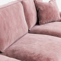 Alfie Plum Pink Large Corner Sofa from Roseland Furniture