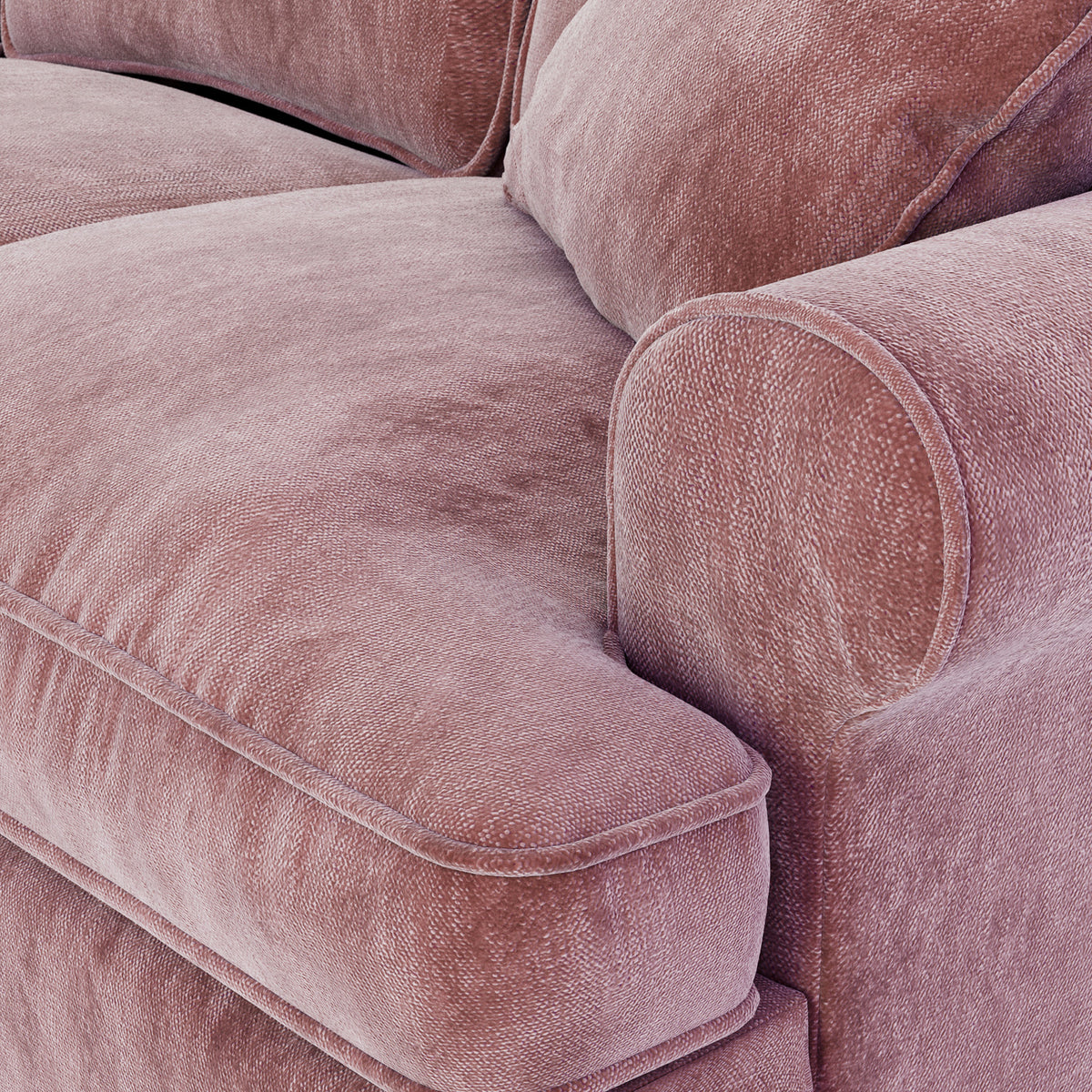 Alfie Blush Pink  Corner Sofa from Roseland Furniture