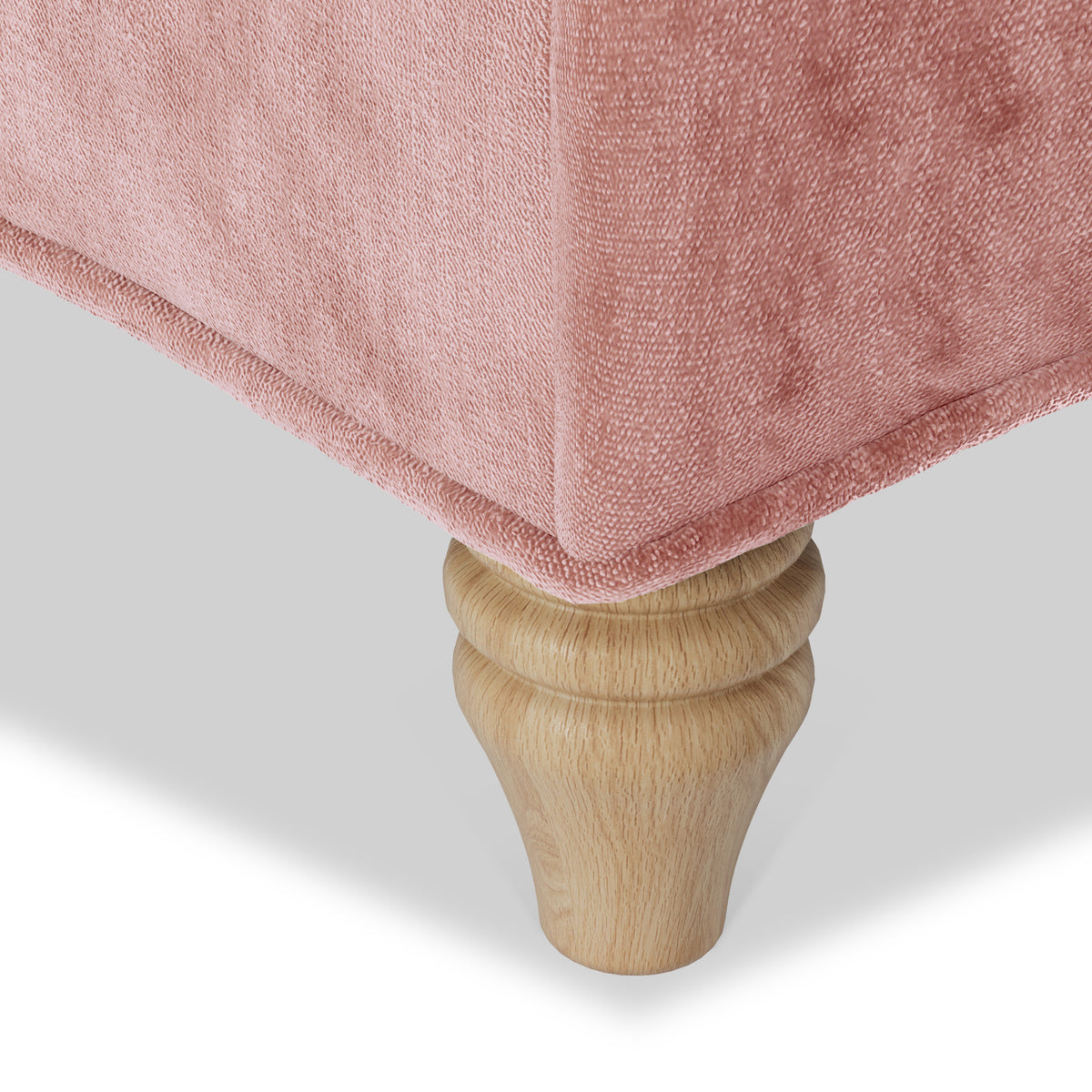 Alfie Blush Pink  Corner Sofa from Roseland Furniture