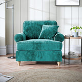 Alfie Armchair in Emerald Green by Roseland Furniture