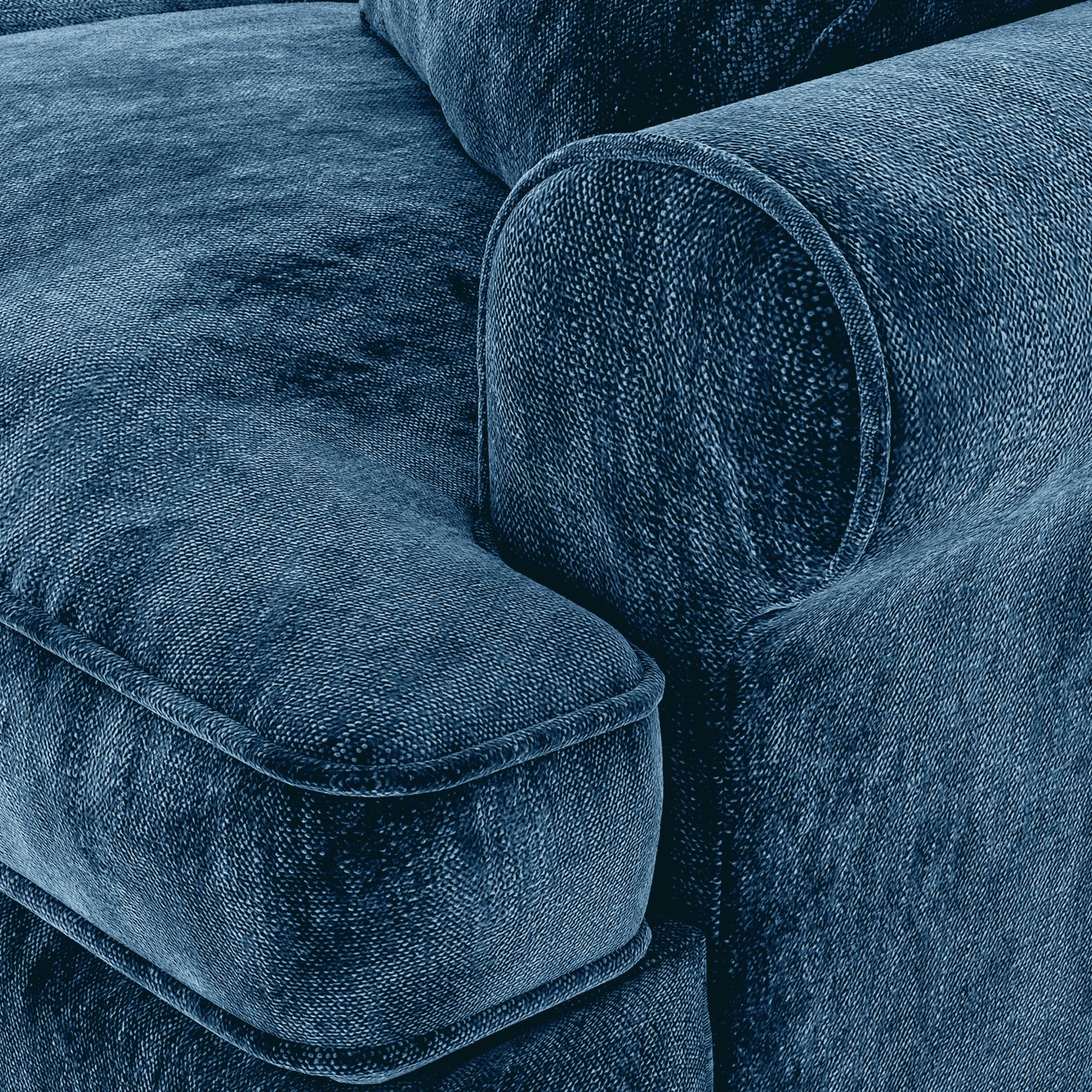 Alfie Navy Blue 2 Seater Sofa from Roseland Furniture