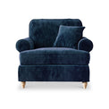 Alfie Armchair in Navy by Roseland Furniture