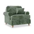 Alfie Armchair in Moss Green by Roseland Furniture