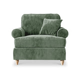 Alfie Armchair in Moss Green by Roseland Furniture